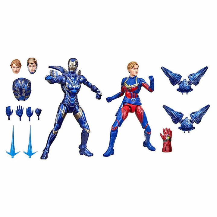 Avengers: Endgame Marvel Legends The Infinity Saga Captain Marvel & Rescue Exclusive Two-Pack - Ginga Toys
