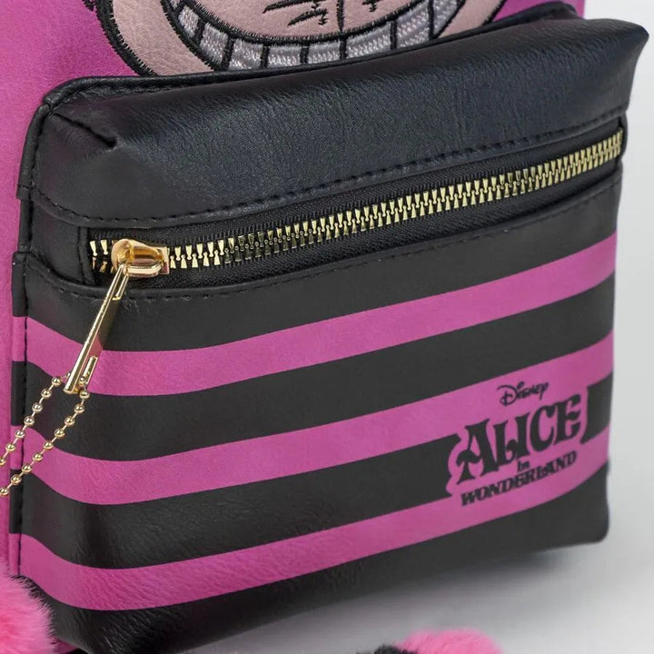 Disney Alice in Wonderland - Cheshire fashion faux leather casual backpack - Ginga Toys