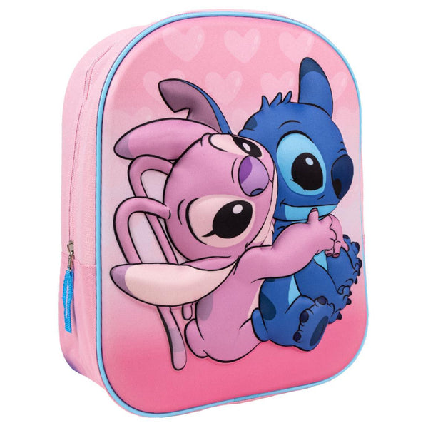 Disney Stitch 3D Angel Kids Backpack 31cm - Cerda - Ginga Toys