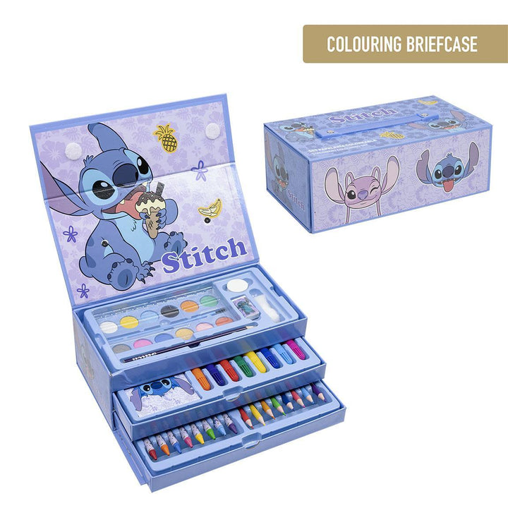 Disney Stitch Colouring Stationery Set - Cerda - Ginga Toys