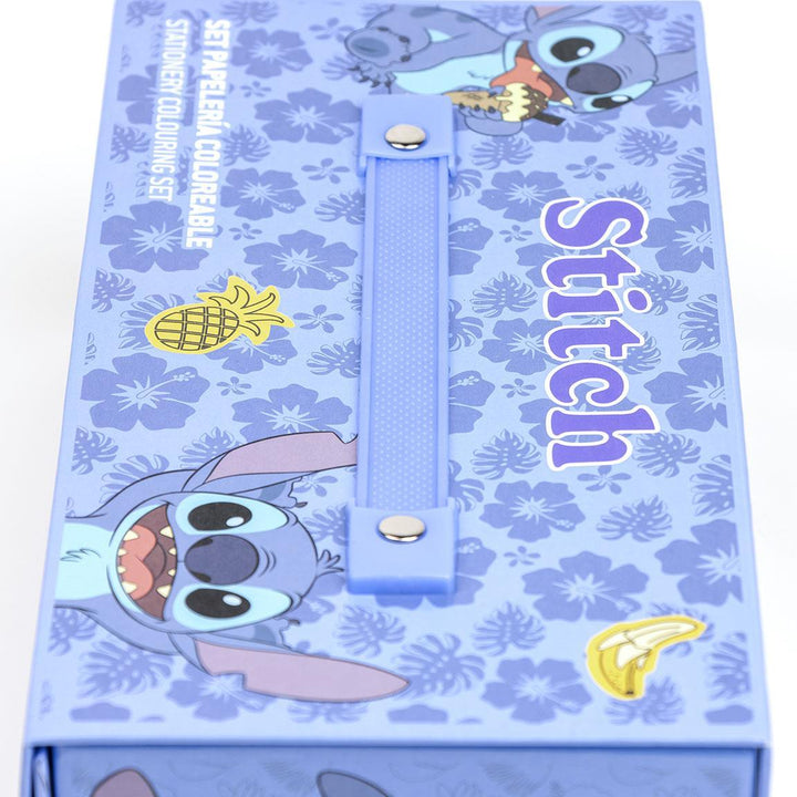 Disney Stitch Colouring Stationery Set - Cerda - Ginga Toys
