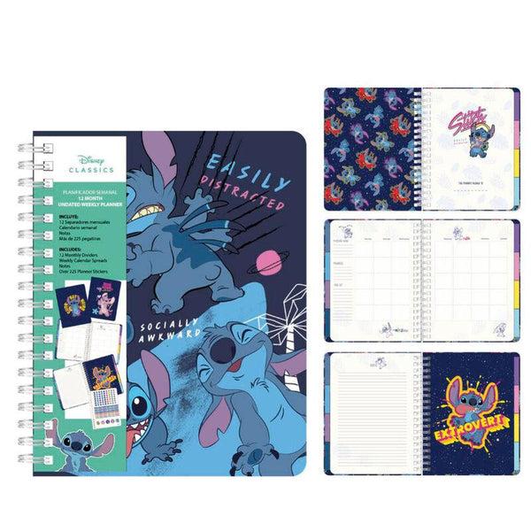 Disney Stitch Weekly Planner - Cerda - Ginga Toys