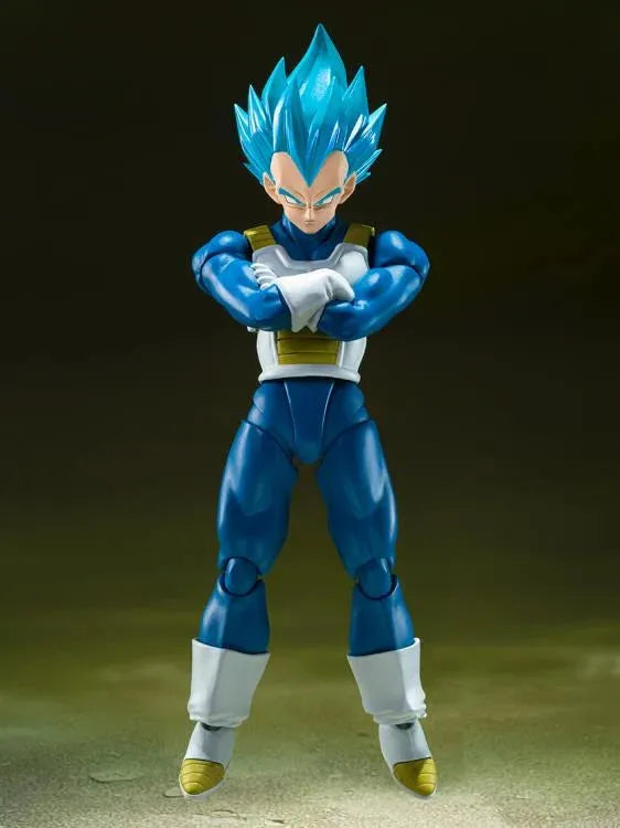 Dragon Ball Super S.H.Figuarts Super Saiyan God Super Saiyan Vegeta (Unwavering Saiyan Pride) Action Figure - Ginga Toys