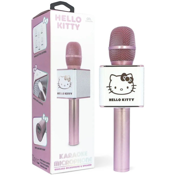 Hello Kitty Wireless Karaoke Microphone - Rose Gold - Ginga Toys