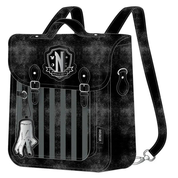 Netflix Wednesday Backpack casual fashion faux leather - Ginga Toys