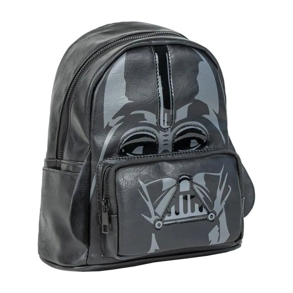 Star Wars Darth Vader Casual Black Leather Backpack - Ginga Toys