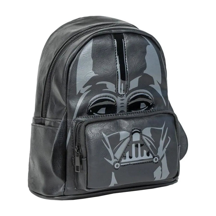 Star Wars Darth Vader Casual Black Leather Backpack - Ginga Toys