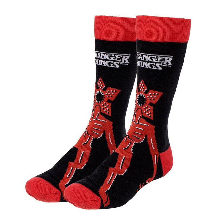 Stranger Things Adult Socks Pack 3 Pieces Gift Box - Cerda - Ginga Toys