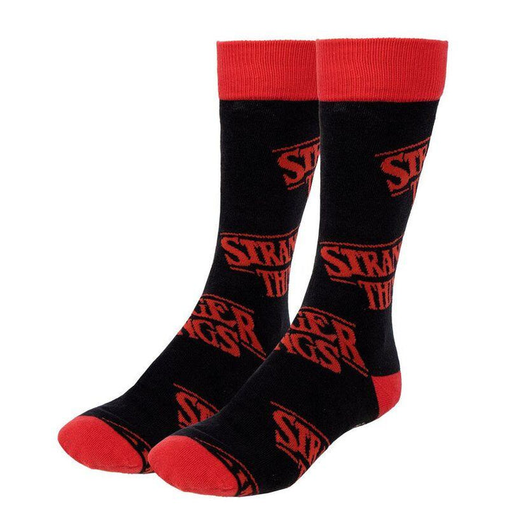 Stranger Things Adult Socks Pack 3 Pieces Gift Box - Cerda - Ginga Toys