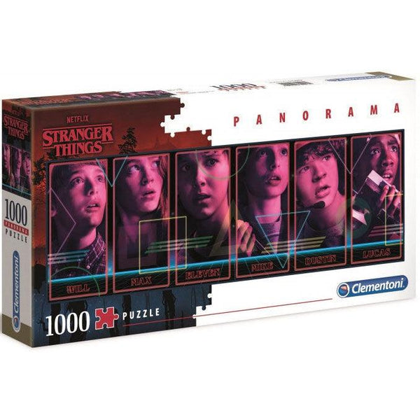 Stranger Things Panorama Premium Puzzle 1000pcs - Clementoni - Ginga Toys
