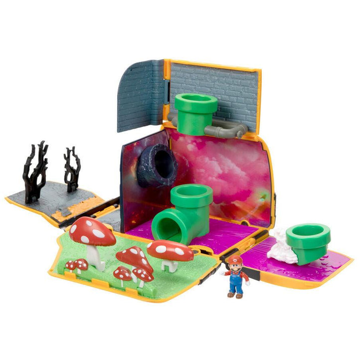 The Super Mario Bros. Movie Mini World Van Playset - Jakks Pacific - Ginga Toys