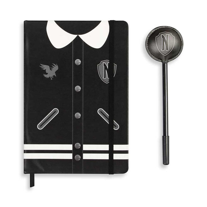 Wednesday Black Varsity Diary + pen set Gift - Karactermania - Ginga Toys